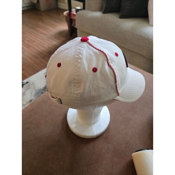 UGA Women's Baseball Cap w gingham trim Top of the World Go DAWGS - Picture 2 of 7